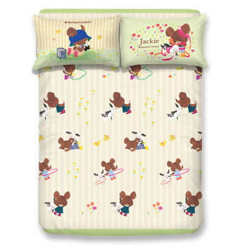 BS2501 - The Bears' School 1000針絲般綿床笠連枕袋
