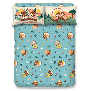 CD2301 - Chip & Dale 1000針絲般綿床笠連枕袋