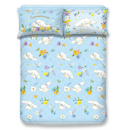 CN2503 - 玉桂狗 1700針全棉印花床笠連枕套