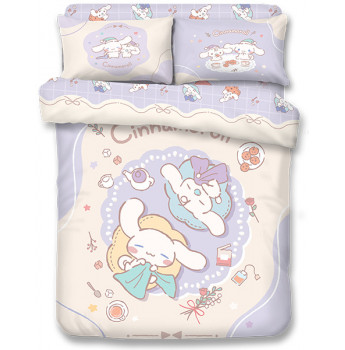 CN2601 -  玉桂狗 1700針全棉印花床品套裝