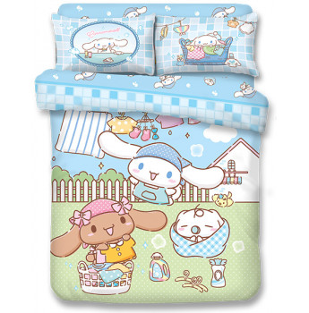 CN2603 - 玉桂狗 1200針全棉卡通印花床品套裝