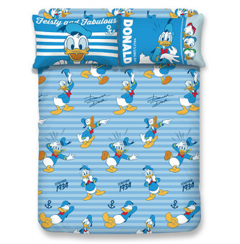 DD2501 - Donald Duck 1000針絲般綿床笠連枕袋