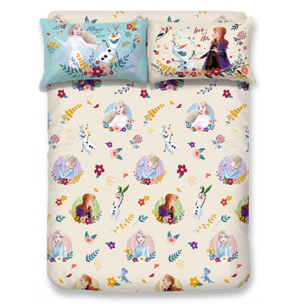 FZ2501 - Frozen 1000針絲般綿床笠連枕袋