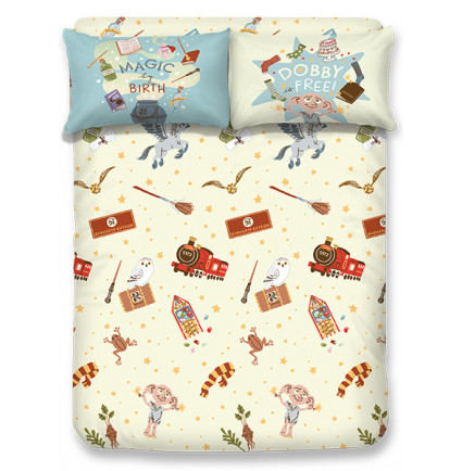 HP2601 - 《哈利波特》 1700針全棉印花床笠連枕套