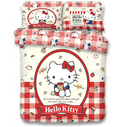 KT2301 - Hello Kitty 1900 針瀛竹床品套裝
