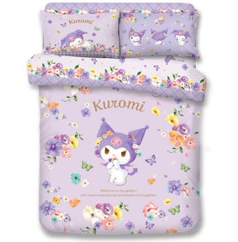 KU2501 -  Kuromi 1700針全棉印花床品套裝