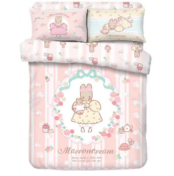 MA2501 - Marroncream 1000針絲般綿床品套裝