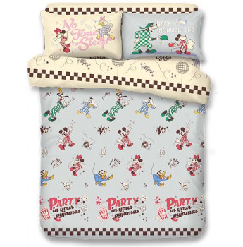 MK2501 -  Mickey & Friends 1200針全棉印花床品套裝