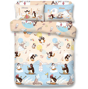 PG2501 -  Pingu 1200針全棉印花床品套裝