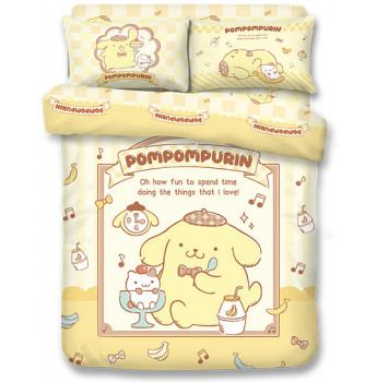 PN2601 - 布甸狗 1200針全棉印花床品套裝