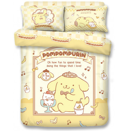 PN2601 - 布甸狗 1200針全棉印花床品套裝