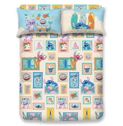 ST2601 - 史迪仔 1200針全棉印花床笠連枕套