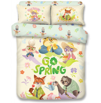 ZO2601 - 《優獸大都會》 1000針絲般綿床品套裝